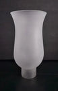 10101f Small Frosted Glass Sconces glass-sconces-hurricanes Adrianas Specialty Lamp Shades