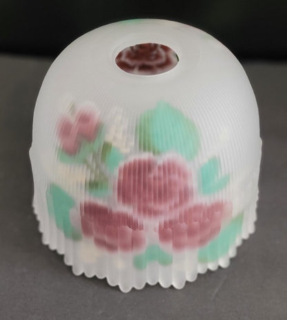 16904 Reverse Painted Roses - Adrianas Specialty Lamp Shades