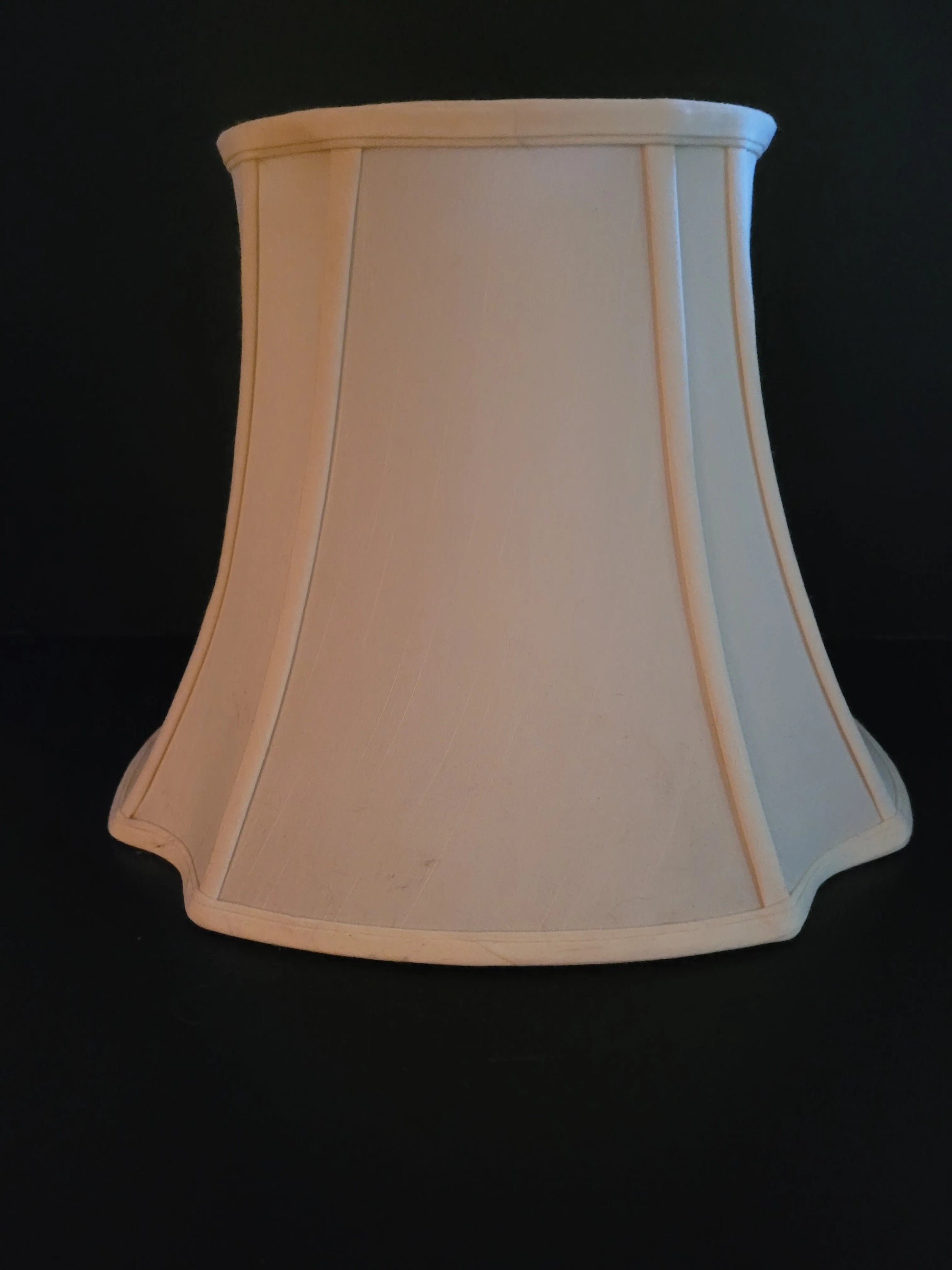 Cream Oval Silk Lamp Shade - Adrianas Specialty Lamp Shades