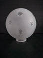 Elegant Crystal Star Cut Globe - 8 Inches - Adrianas Specialty Lamp Shades