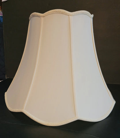 31118 Wide Rib Scallop Top and Bottom - Adrianas Specialty Lamp Shades