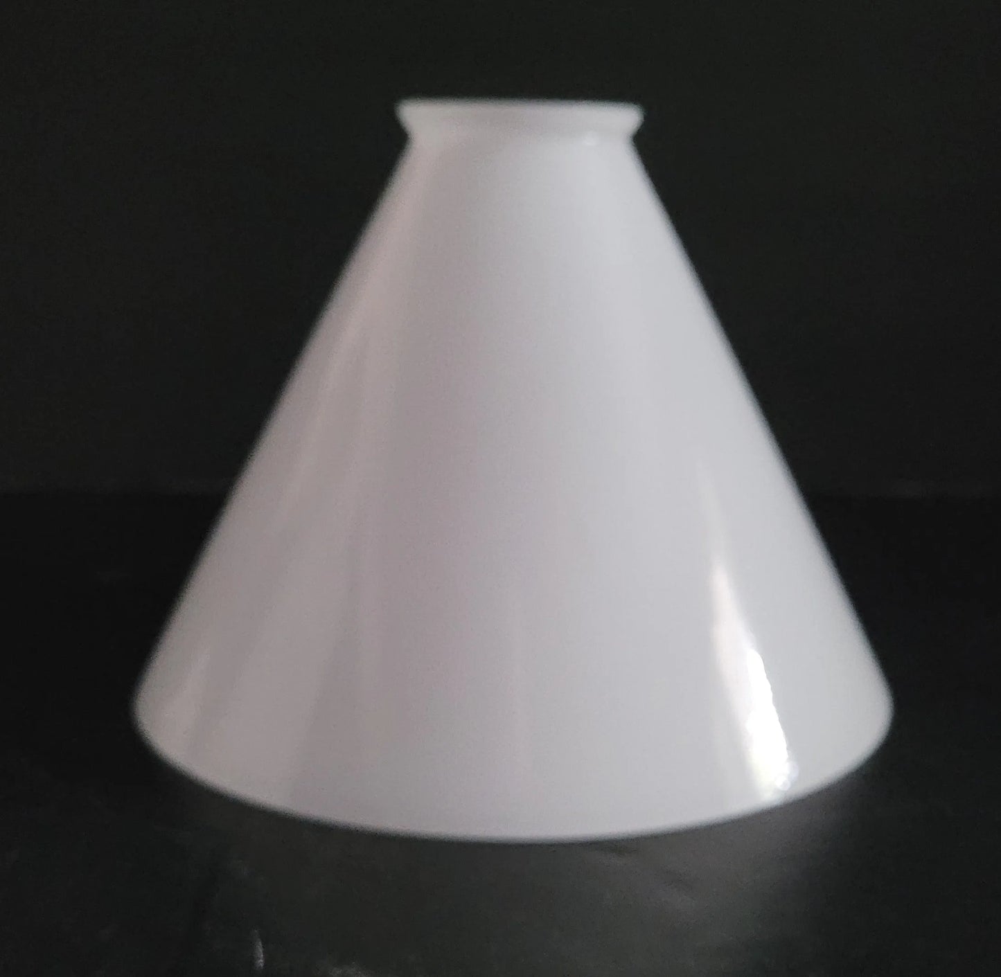 Cased White Cone  Cone - Adrianas Specialty Lamp Shades