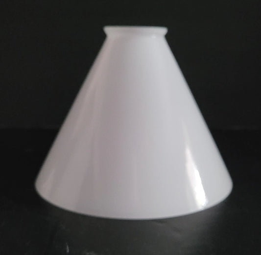 Cased White Cone  Cone - Adrianas Specialty Lamp Shades