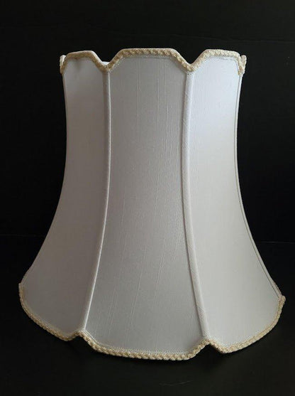 20527 V Notch Modified Drum Silk Lamp Shades silk-lamp-shades Adrianas Specialty Lamp Shades