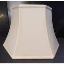 20542 Silk Hexegon Bell Lamp Shades silk-lamp-shades Adrianas Specialty Lamp Shades