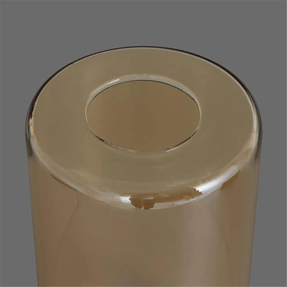 2pcs Pack Bronze Cylinder Glass Shade with 1-5/8 Inch Fitter - Adrianas Specialty Lamp Shades