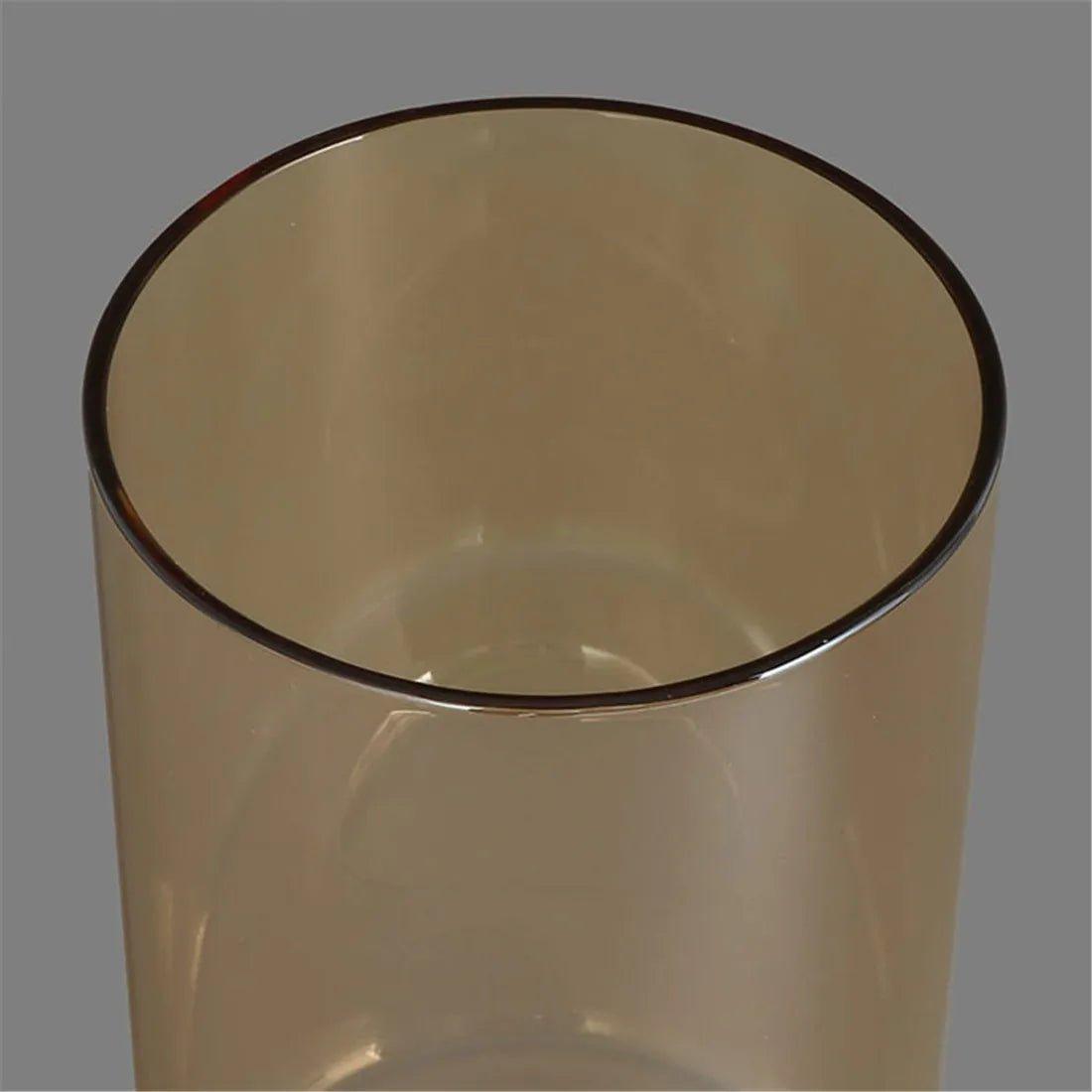 2pcs Pack Bronze Cylinder Glass Shade with 1-5/8 Inch Fitter - Adrianas Specialty Lamp Shades