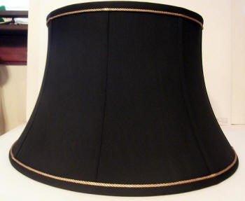 32149 Black Silk Floor Lampshade replacement-lamp-shades Adrianas Specialty Lamp Shades