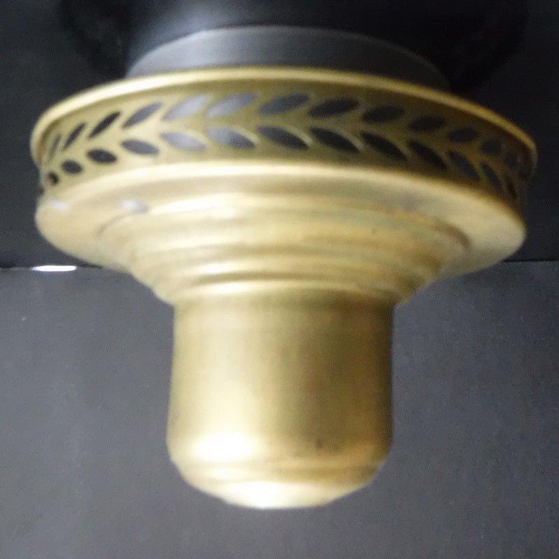 33995 Brass Gone with the Wind Ball Shade Holder - Adrianas Specialty Lamp Shades