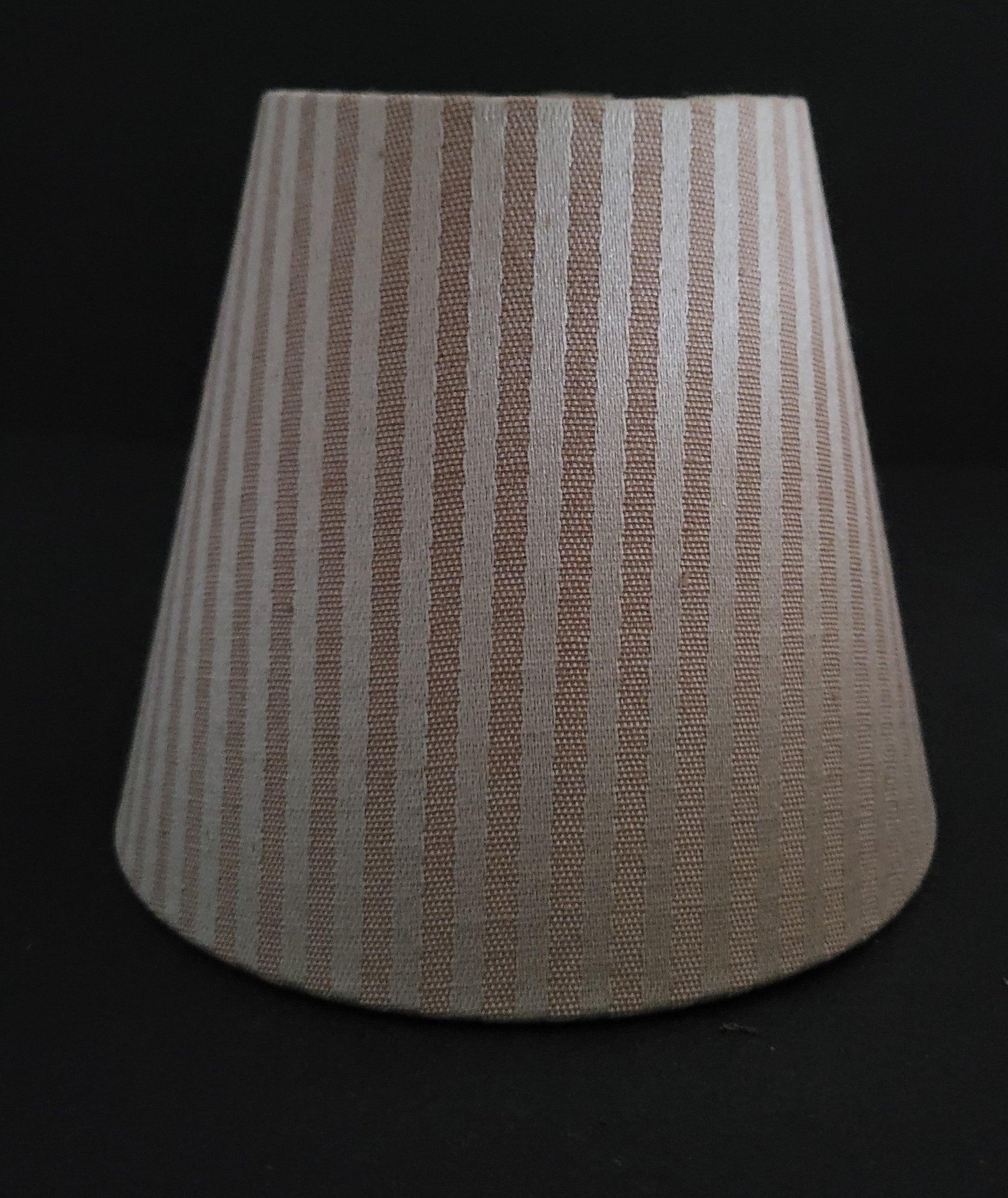 34798 - Cream & Gold Clip-On Lampshade - Specialty Shades