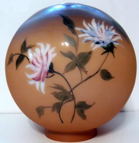 36119g - Chrysanthemum Parlor Globe lamp globes Adrianas Specialty Lamp Shades