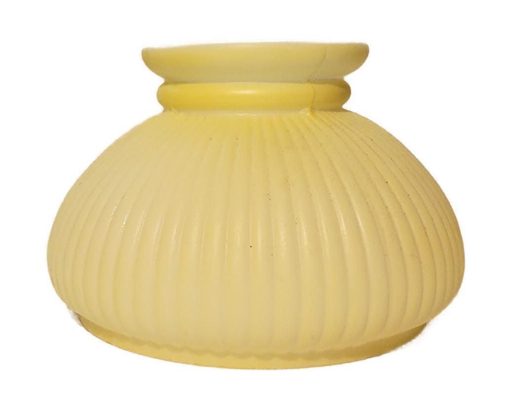 39595 - Soft Yellow Ribbed Student Lamp Shades 7-student-lamp-shades Adrianas Specialty Lamp Shades