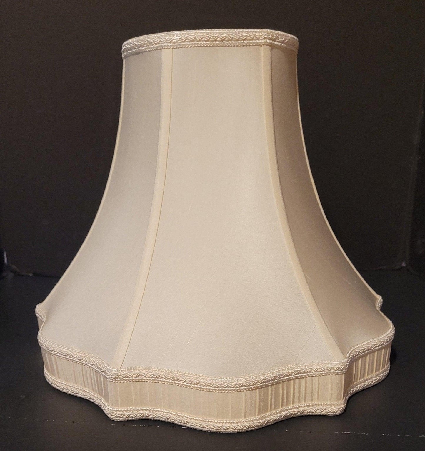 39961 Pleated Gallery Bottom - Adrianas Specialty Lamp Shades