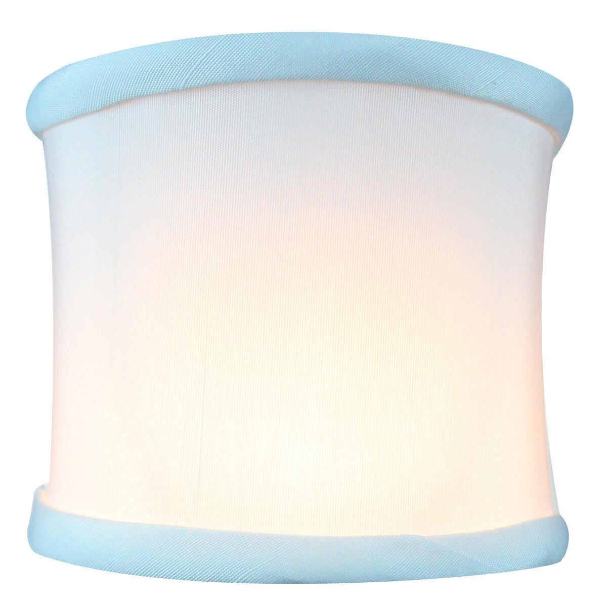 4" White Shantung Clip-on Sconce Lampshade - Specialty Shades