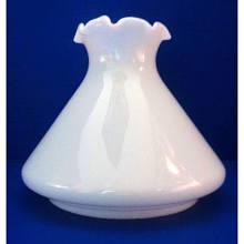 40078 White Opal Crimp Top Student Shades 7-student-lamp-shades Adrianas Specialty Lamp Shades