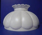 50023 White Satin Crimp Top Mellon Oil Lamp Shade dome-lamp-shades Adrianas Specialty Lamp Shades