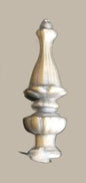 50920 Antique Die Cast Pyramid Finials lamp-finials Adrianas Specialty Lamp Shades