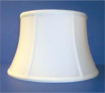 56423 White Silk Uno Floor Lamp Shade floor-lamp-shades Adrianas Specialty Lamp Shades