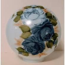 59321 Blue Roses GWTW Parlor Lamp Globe odd-lots Adrianas Specialty Lamp Shades