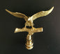 59415 Brass Eagle Finial lamp-finials Adrianas Specialty Lamp Shades