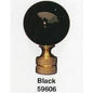 59606 Black Ball Finials - Adrianas Specialty Lamp Shades