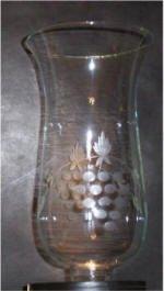 61347 Ten Inch Hurricane Lamp Shade Grape Cut glass-sconces-hurricanes Adrianas Specialty Lamp Shades