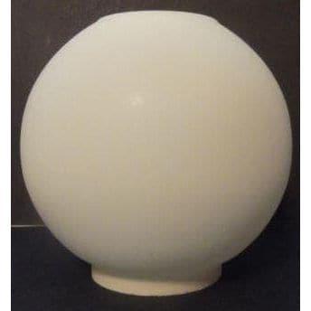 62328 Satin Cream Eight Inch Ball Glass Lamp Shade - Adrianas Specialty Lamp Shades