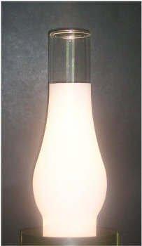 66214 Frosted 10 Inch Chimney lamp-chimneys Adrianas Specialty Lamp Shades