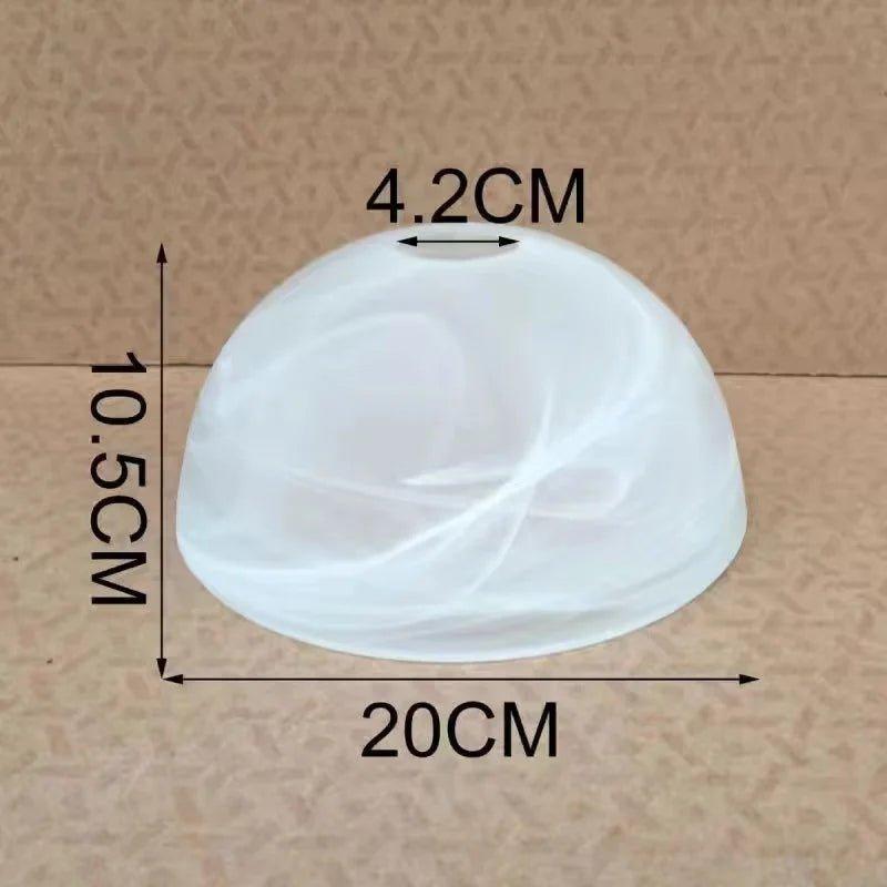 66268 - Glass Lamp Shade Replacement Lamp Cover Frosted - Adrianas Specialty Lamp Shades