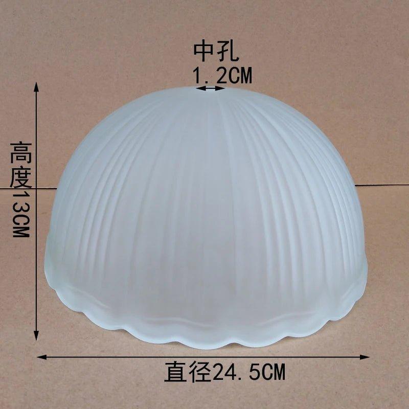 66268 - Glass Lamp Shade Replacement Lamp Cover Frosted - Adrianas Specialty Lamp Shades