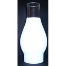 66319 Chimney 8 1/2 Inch Frosted Chimney lamp-chimneys Adrianas Specialty Lamp Shades