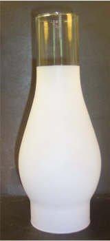 66325 Ten Inch Frosted Chimney lamp-chimneys Adrianas Specialty Lamp Shades