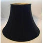 68666 Black Silk Bell Table Lamp Shades replacement-lamp-shades Adrianas Specialty Lamp Shades