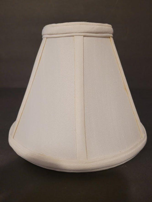 68675 White Lamp Shade With Standard Clip On clip-on-shades Adrianas Specialty Lamp Shades