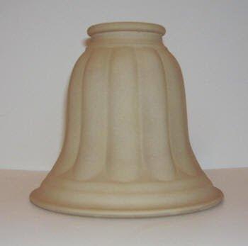 81257 Sandy Fluted Bell Glass Replacement Bell pendant-lamp-shades Adrianas Specialty Lamp Shades