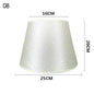 European Retro Style Table Lampshades PVC Sheepskin Fabric Floor Lamp Shade Bedroom Bedside Home Decor Wall Lamp Shell Cover Lamp Shades Adrianas Specialty Shades 8