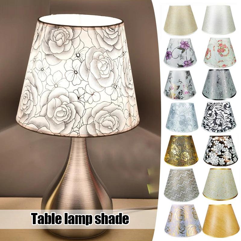 European Retro Style Table Lampshades PVC Sheepskin Fabric Floor Lamp Shade Bedroom Bedside Home Decor Wall Lamp Shell Cover Lamp Shades Adrianas Specialty Shades