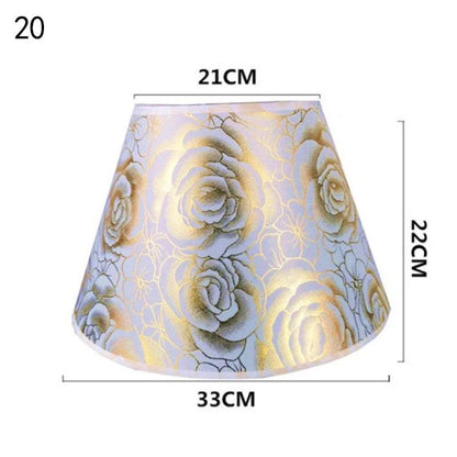 European Retro Style Table Lampshades PVC Sheepskin Fabric Floor Lamp Shade Bedroom Bedside Home Decor Wall Lamp Shell Cover Lamp Shades Adrianas Specialty Shades 20