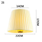 European Retro Style Table Lampshades PVC Sheepskin Fabric Floor Lamp Shade Bedroom Bedside Home Decor Wall Lamp Shell Cover Lamp Shades Adrianas Specialty Shades 28