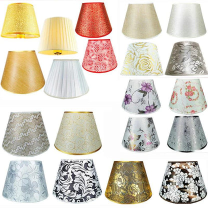 European Retro Style Table Lampshades PVC Sheepskin Fabric Floor Lamp Shade Bedroom Bedside Home Decor Wall Lamp Shell Cover Lamp Shades Adrianas Specialty Shades