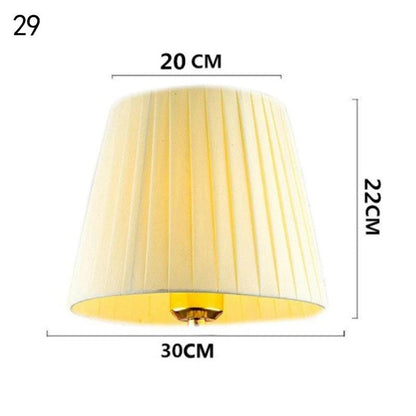 European Retro Style Table Lampshades PVC Sheepskin Fabric Floor Lamp Shade Bedroom Bedside Home Decor Wall Lamp Shell Cover Lamp Shades Adrianas Specialty Shades 29