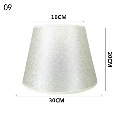 European Retro Style Table Lampshades PVC Sheepskin Fabric Floor Lamp Shade Bedroom Bedside Home Decor Wall Lamp Shell Cover Lamp Shades Adrianas Specialty Shades 9