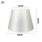 European Retro Style Table Lampshades PVC Sheepskin Fabric Floor Lamp Shade Bedroom Bedside Home Decor Wall Lamp Shell Cover Lamp Shades Adrianas Specialty Shades 9