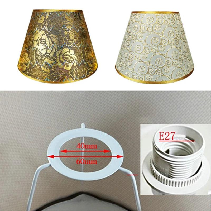 European Retro Style Table Lampshades PVC Sheepskin Fabric Floor Lamp Shade Bedroom Bedside Home Decor Wall Lamp Shell Cover Lamp Shades Adrianas Specialty Shades