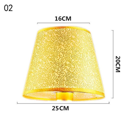 European Retro Style Table Lampshades PVC Sheepskin Fabric Floor Lamp Shade Bedroom Bedside Home Decor Wall Lamp Shell Cover Lamp Shades Adrianas Specialty Shades 2