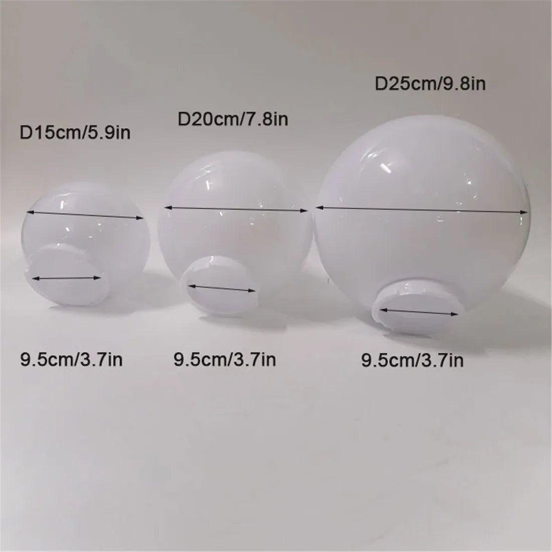 White Clear Acrylic Replacement Lampshade - Adrianas Specialty Lamp Shades