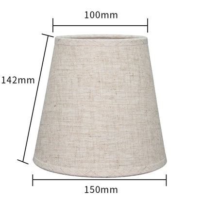 Barrel Fabric Lampshade Burlap Lamp Shade Hand Crafted Jute Cloth Lamp Cover for Desk Lamps Floor Light Bedside Lamps Decor drop uno Specialty Shades