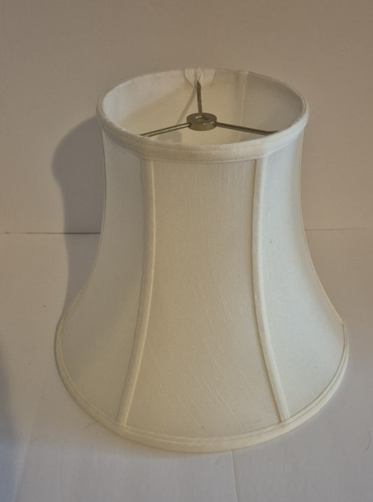 33238 Silk Bell Table Lamp Shades - Eggshell