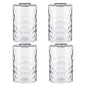 Clear Hammered Glass Lamp Shade Replacement Water Ripple Cylinder Glass Shade Accessory for Pendant Light Chandelier Wall Sconce - Adrianas Specialty Lamp Shades