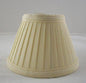 Cream Pleated Chandelier Shade - 6 Inch Bottom chandelier-lamp-shades Adrianas Specialty Lamp Shades